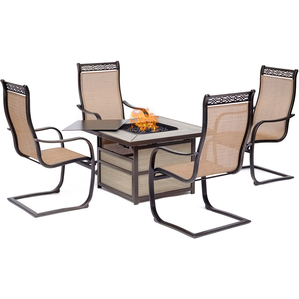 hanover-monaco-5-piece-fire-pit-4-c-spring-chairs-square-kd-fire-pit-with-tile-mon5pcsqsp4fp