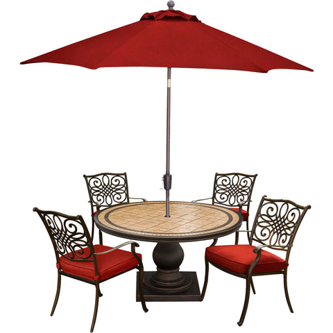 hanover-monaco-5-piece-2-cushion-dining-chairs-51-inch-round-tile-top-table-umbrella-mondn5pc-su-r
