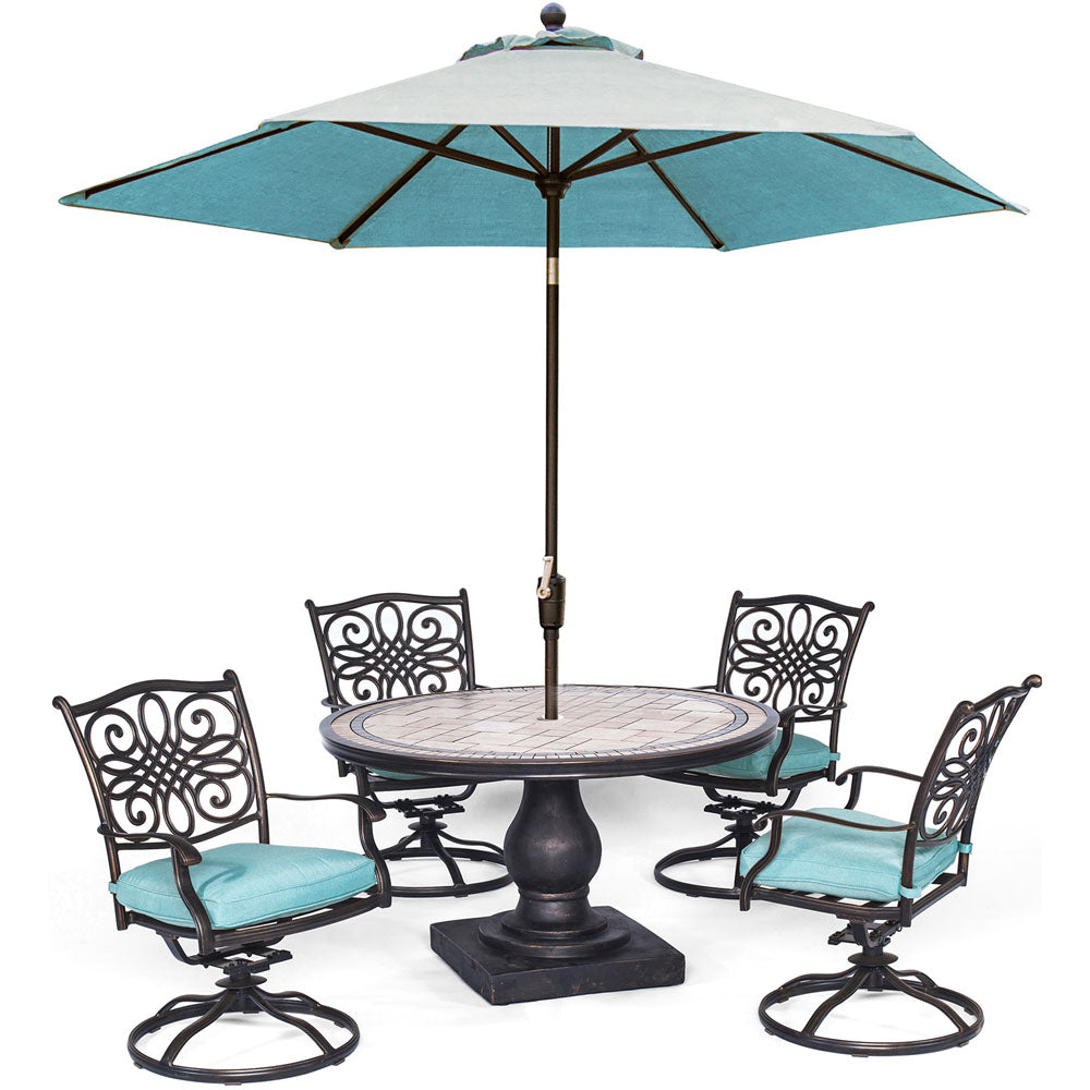 hanover-monaco-5-piece-4-cushion-swivel-rockers-51-inch-round-tile-top-table-umbrella-mondn5pcsw4-su-b