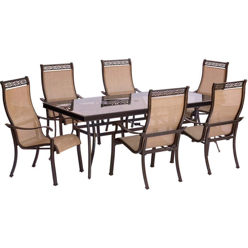 hanover-monaco-7-piece-6-sling-dining-chairs-42x84-inch-glass-top-table-mondn7pcg