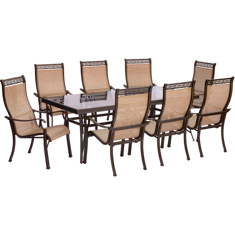 hanover-monaco-9-piece-8-sling-dining-chairs-42x84-inch-glass-top-table-mondn9pcg