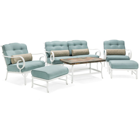 hanover-6-piece-seating-set-with-aluminum-frame-with-white-finish-stone-top-coffee-table-ocecst6pc-blu