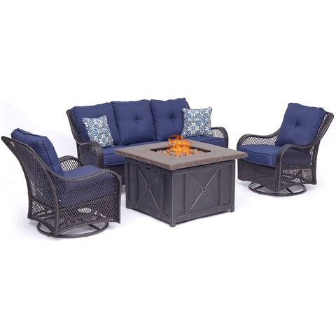 hanover-orleans-4-piece-fire-pit-sofa-2-swivel-gliders-and-durastone-fire-pit-orl4pcdfpsw2-nvy
