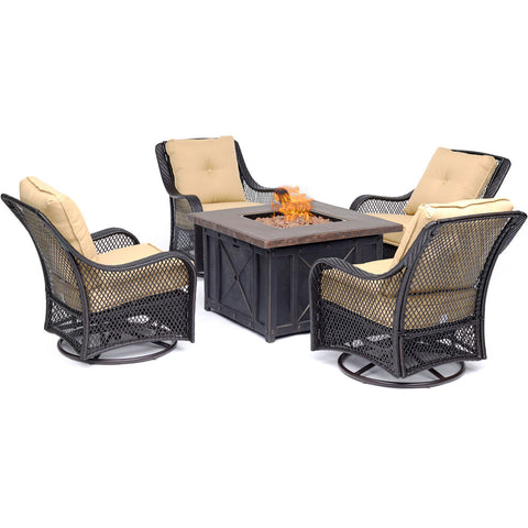 hanover-orleans-5-piece-fire-pit-4-swivel-gliders-and-durastone-fire-pit-orl5pcdfpsw4-tan