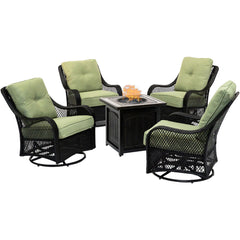 hanover-orleans-5-piece-4-swivel-gliders-and-26-inch-square-fire-pit-orl5pcfpsq-grn