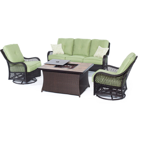 hanover-orleans-fire-pit-seating-set-2-swivel-gliders-sofa-fire-pit-coffee-table-with-porcelain-tile-orleans4pcfp-grn-b