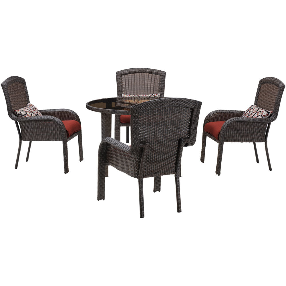 hanover-strathmere-5-piece-dining-set-4-dining-chairs-1-rd.-woven-table-with-glass-top-stradn5pc-red