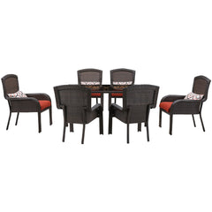 hanover-strathmere-7-piece-dining-set-6-dining-chairs-1-woven-glass-top-table-stradn7pc-red