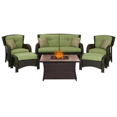 hanover-strathmere-6-piece-fire-pit-set-with-tan-tile-top-strath6pcfp-grn-tn
