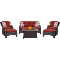 hanover-strathmere-6-piece-fire-pit-set-with-wood-grain-tile-top-strath6pcfp-red-wg