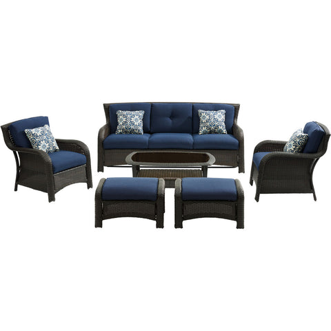 hanover-strathmere-6-piece-sofa-2-side-chairs-2-ottomans-woven-coffee-table-strath6pc-s-nvy
