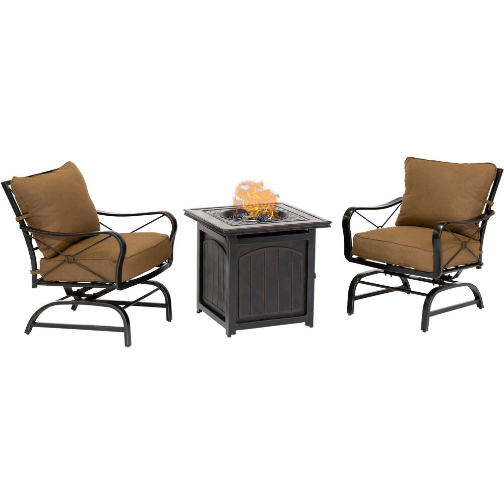 hanover-summernight-3-piece-2-steel-cushion-rockers-and-26-inch-square-fire-pit-summrnght3pcfpsq