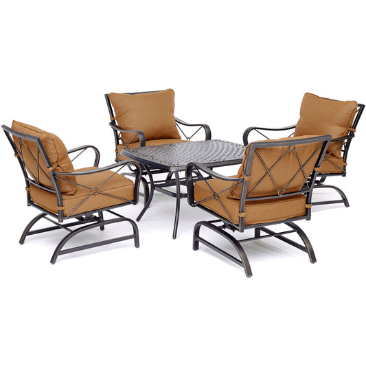 hanover-summer-nights-5-piece-4-cushioned-rockers-and-cast-top-coffee-table-summrnght5pcct