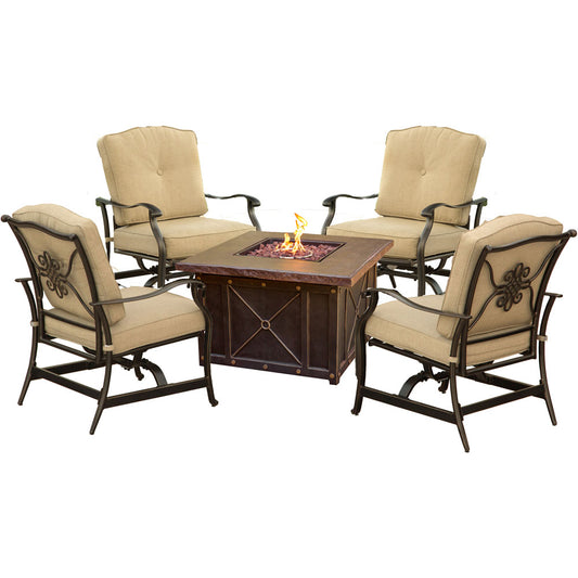 hanover-summer-nights-5-piece-fire-pit-1-gas-fire-pit-4-aluminum-inside-rock-cushion-chairs-summrnght5pctan