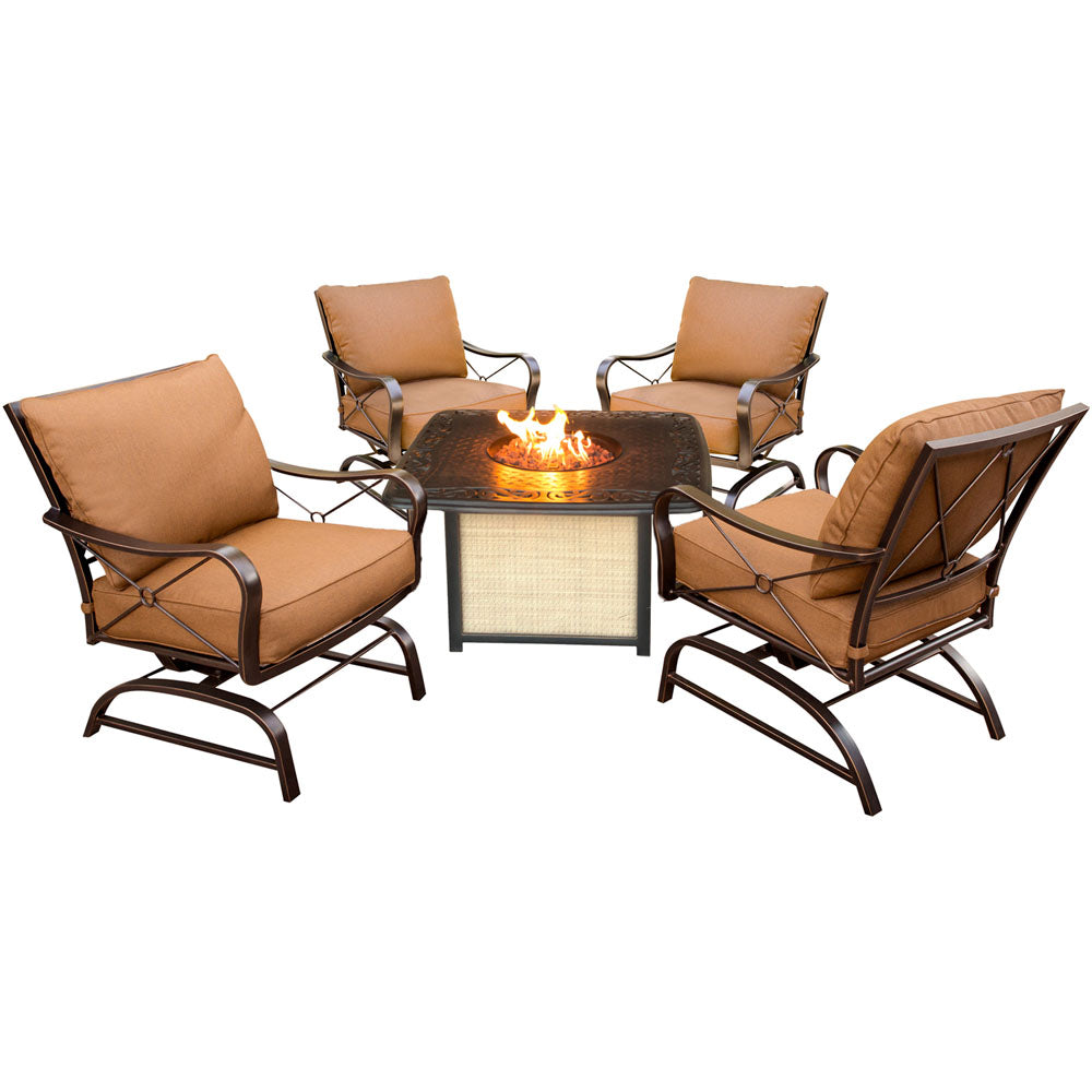 hanover-summer-nights-5-piece-fire-pit-4-cushion-rockers-cast-top-fire-pit-with-lid-summrnghtcast