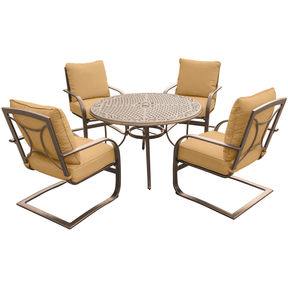 hanover-summer-nights-5-piece-dining-set-4-aluminum-spring-chairs-with-48-inch-cast-table-sumrngtdn5pccstsp