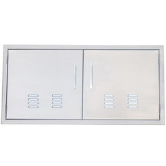 Sunstone 42 inch beveled frame vented double door BA-VDD42 - M&K Grills