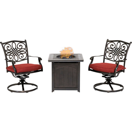 hanover-traditions-3-piece-2-swivel-rockers-and-26-inch-square-fire-pit-trad3pcswfpsq-red