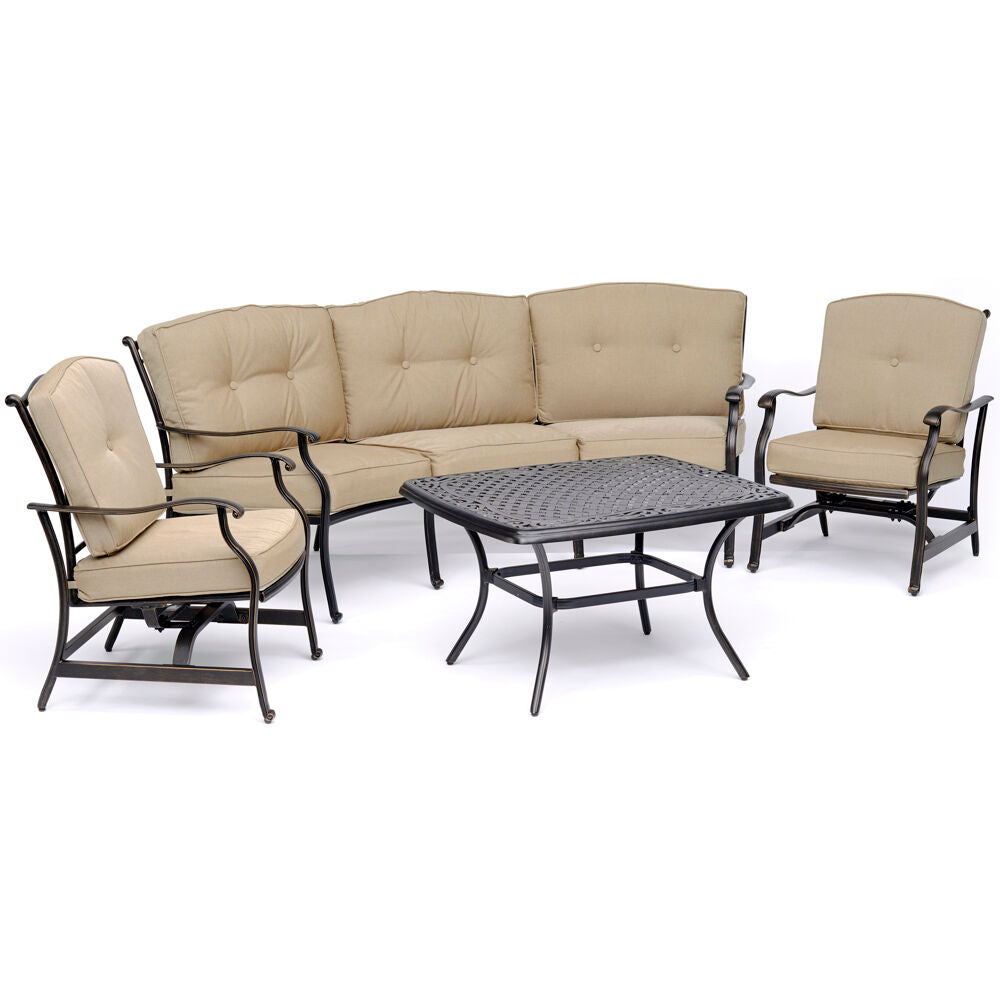 hanover-traditions-4-piece-set-sofa-2-cushion-rockers-cast-top-coffee-table-trad4pcct-tan