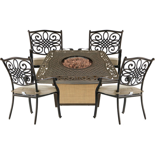 hanover-traditions-5-piece-fire-pit-4-dining-chairs-and-cast-top-fire-pit-trad5pccfp-tan