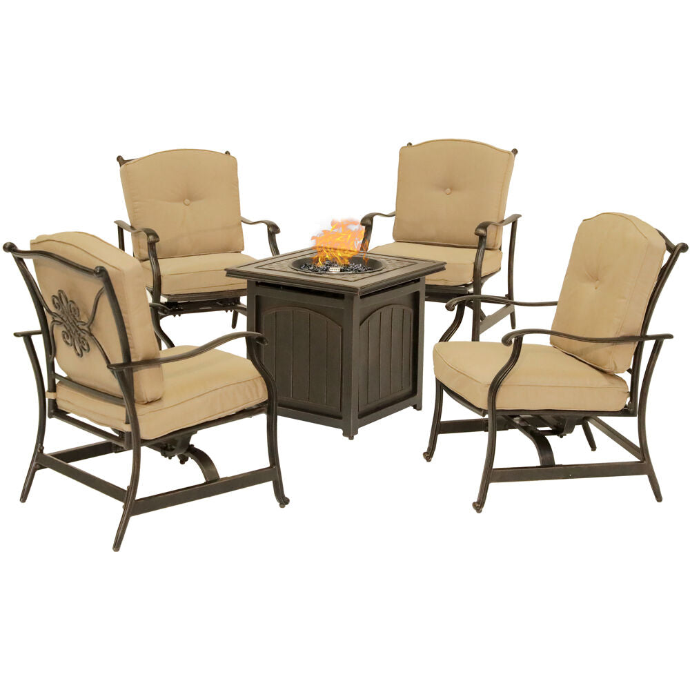 hanover-traditions-5-piece-4-deep-seating-rockers-and-26-inch-square-fire-pit-trad5pcfpsq-tan