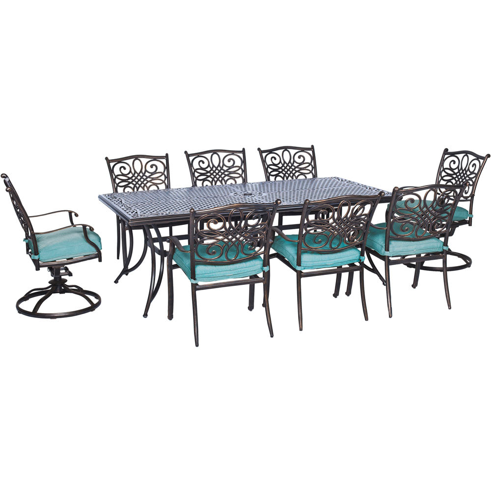 hanover-traditions-9-piece-6-dining-chairs-2-swivel-rockers-42x84-inch-cast-table-trad9pcsw2-blu