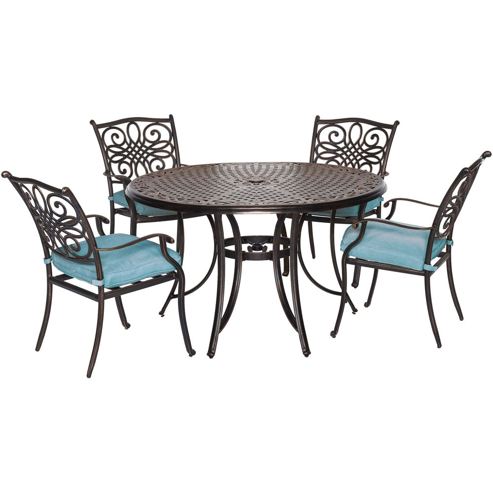hanover-traditions-5-piece-4-dining-chairs-48-inch-round-cast-table-traddn5pc-blu