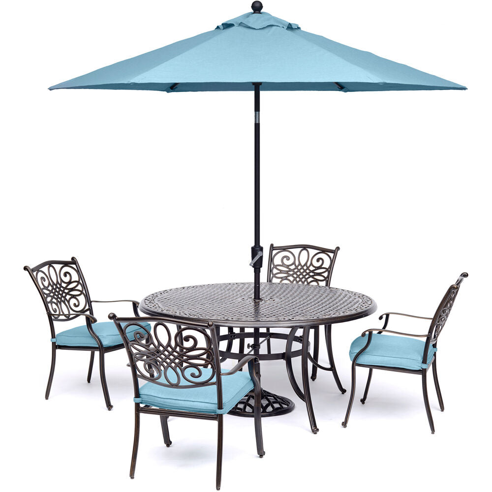 hanover-traditions-5-piece-4-dining-chairs-48-inch-round-cast-table-umbrella-base-traddn5pc-b-su