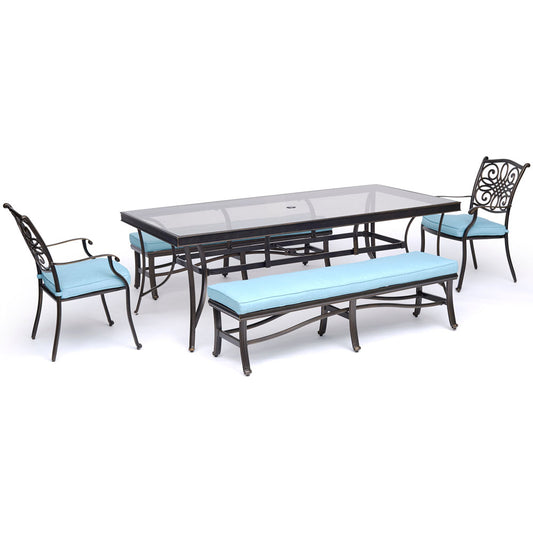 hanover-traditions-5-piece-2-dining-chairs-2-backless-benches-42x84-inch-glass-top-table-traddn5pcgbn-blu