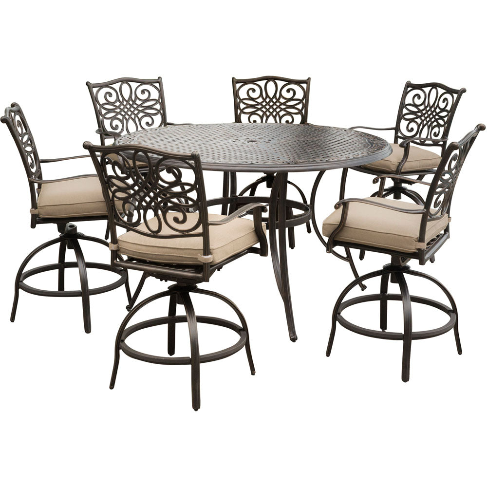 hanover-traditions-7-piece-6-counter-height-swivel-chairs-56-inch-round-cast-table-36-inch-height-traddn7pcbr