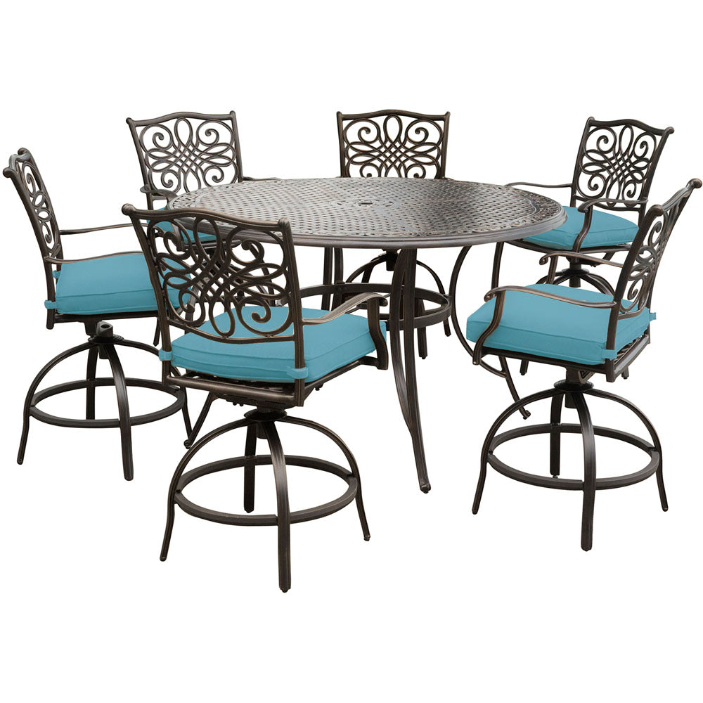 hanover-traditions-7-piece-6-counter-height-swivel-chairs-56-inch-round-cast-table-36-inch-height-traddn7pcbr-blu