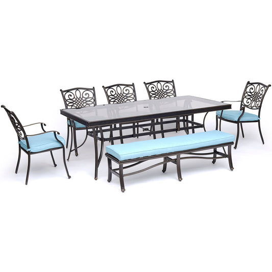 hanover-traditions-7-piece-5-dining-chairs-backless-bench-chairs-42x84-inch-glass-top-table-traddn7pcgbn-blu