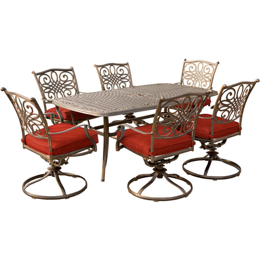 hanover-traditions-7-piece-6-swivel-rockers-38x72-inch-cast-table-traddn7pcsw6-red