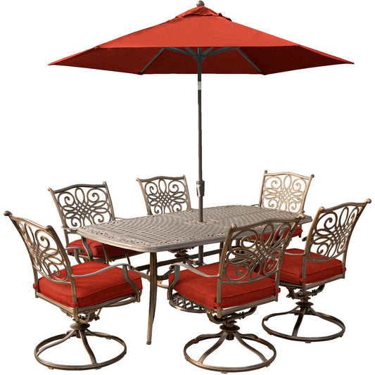 hanover-traditions-7-piece-6-swivel-rockers-38x72-inch-cast-table-umbrella-base-traddn7pcsw6-su-r