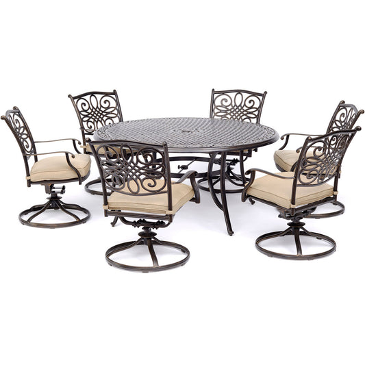 hanover-traditions-7-piece-6-swivel-rockers-60-inch-round-cast-table-traddn7pcswrd6