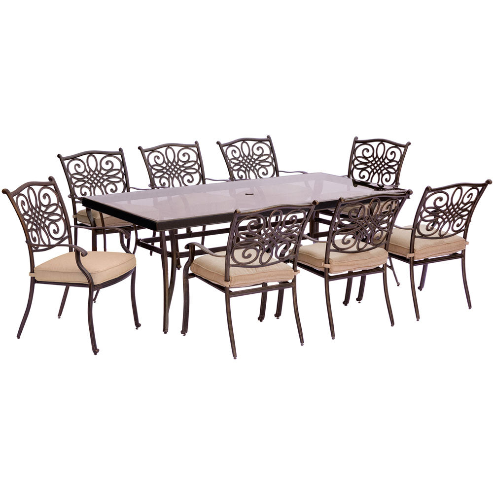hanover-traditions-9-piece-8-dining-chairs-42x84-inch-glass-top-table-traddn9pcg