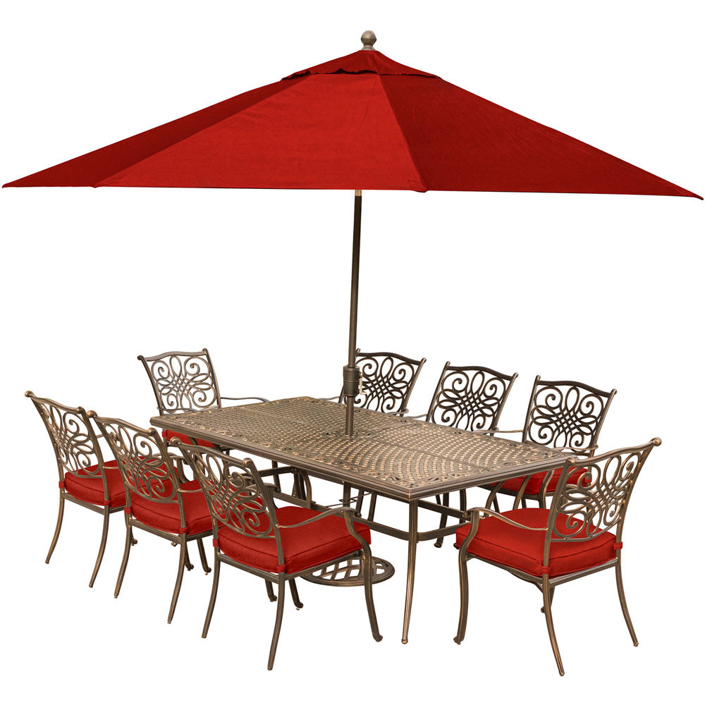 hanover-traditions-9-piece-8-dining-chairs-42x84-inch-cast-table-umbrella-base-traddn9pc-su-r