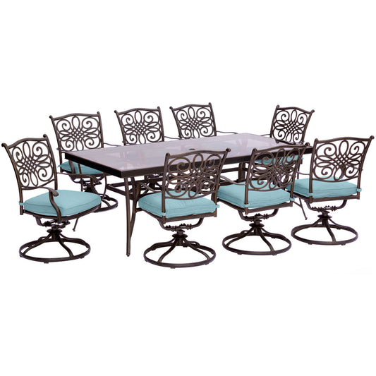 hanover-traditions-9-piece-8-swivel-rockers-42x84-inch-glass-top-table-traddn9pcswg-blu