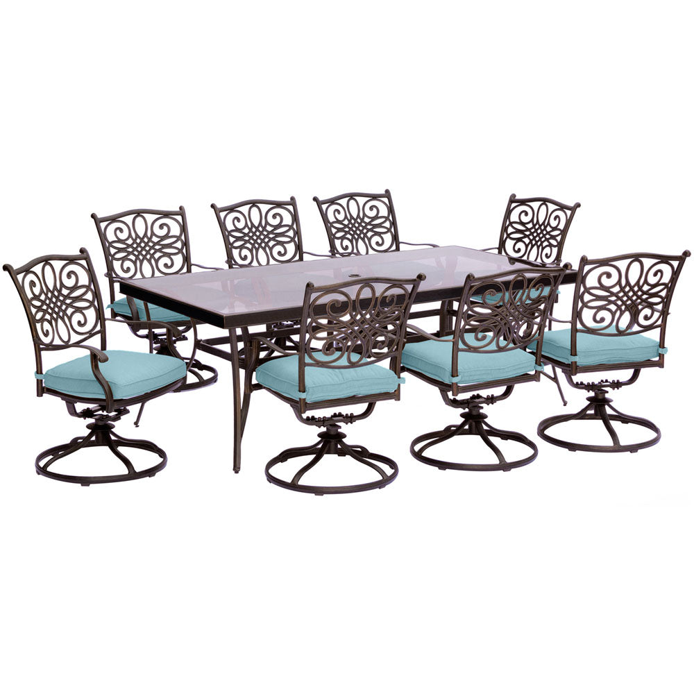 hanover-traditions-9-piece-8-swivel-rockers-42x84-inch-glass-top-table-traddn9pcswg-blu