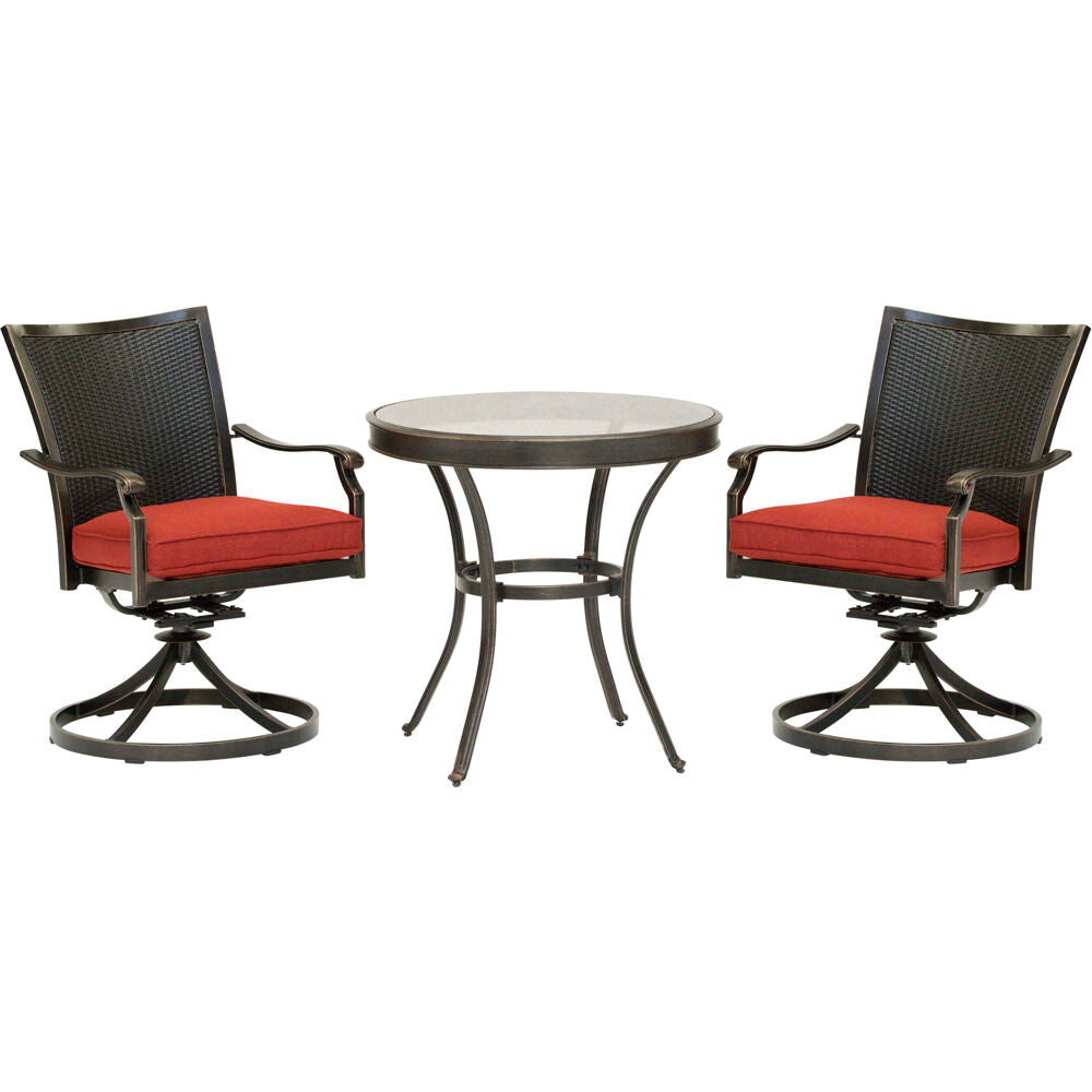 hanover-traditions-3-piece-2-wicker-back-swivel-rockers-30-inch-round-glass-table-traddnwb3pcswg-red