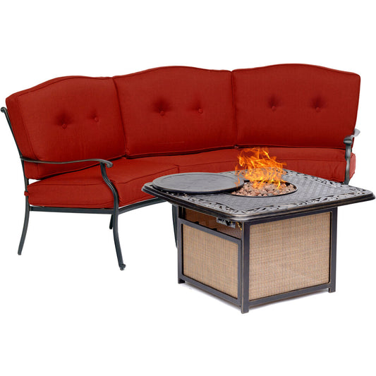 hanover-traditions-2-piece-fire-pit-cast-top-fire-pit-crescent-sofa-traditions2pcfp-red
