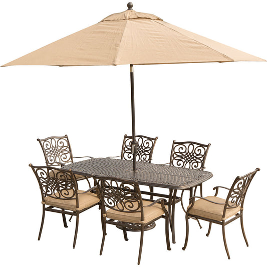 hanover-traditions-7-piece-6-dining-chairs-38x72-inch-cast-table-umbrella-base-traditions7pc-su