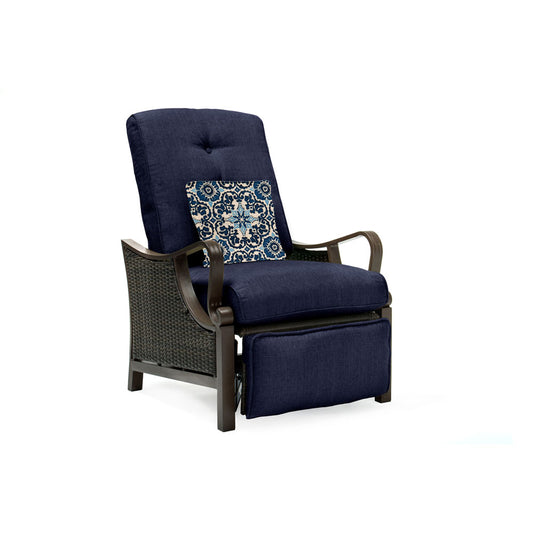 hanover-ventura-luxury-recliner-with-pillow-accessory-all-weather-resin-weave-venturarec-nvy